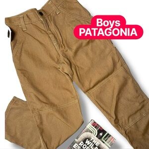 NWT Patagonia Boy’s Tan Hemp Utility Pants Sz M